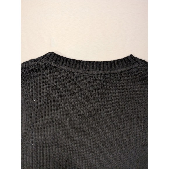 Quince Women's Large Mongolian Cashmere V-Neck Sweater Vest Black NEW Luxury - Picture 9 of 9